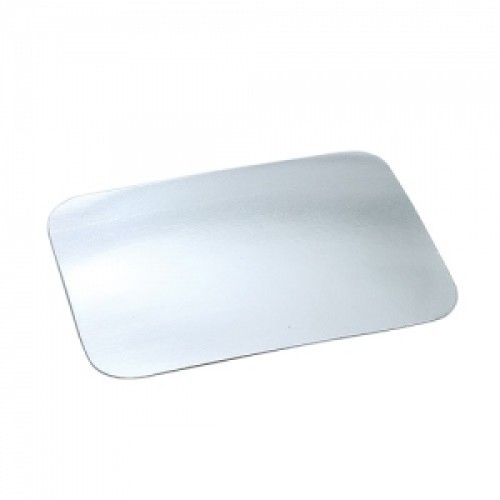 Aluminum Pan Lid Half Size, 100ct